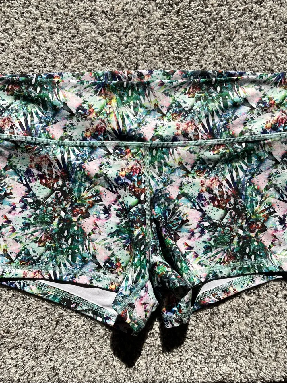 Peachy Athletic Forest Geo Peach Perfect Short